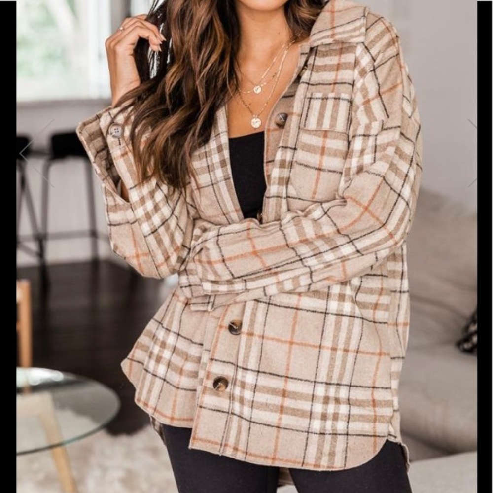 Plaid Shacket - Picture 3 of 15